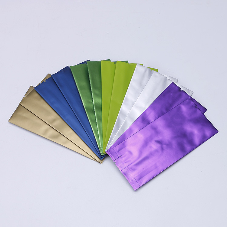 Aluminum foil bag color printing four-sided seal moisture-proof tea bag plastic bags customized