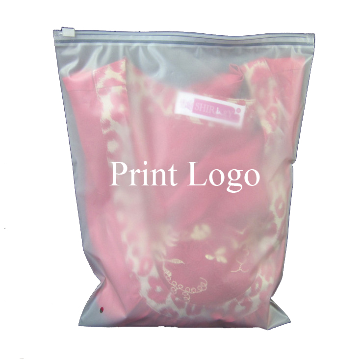 Custom Logo Ziplock Seal PE Baby Clothing Packaging Plastic bag