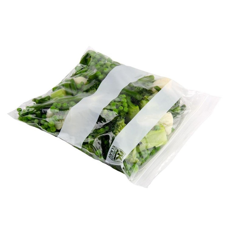 Wholesale Transparent Food Grade Plastic Ziplock Bag For Vegetable
