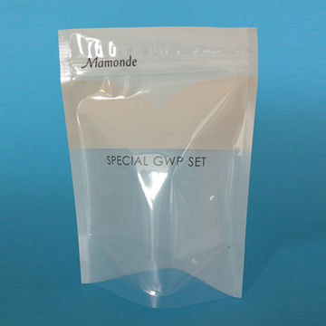 Clear resealable and self-supporting pouches flexible food packaging custom plastic bag