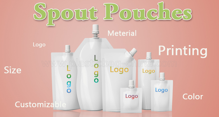 Stand Up Spout Pouch Drink Packaging Bag For Juice / Tea / Jelly 3