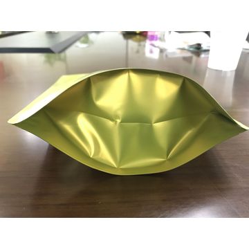 Golden Color Stand-up Pouch For Foods Custom Size And Printing Packed Sanck And Cookies Plastic Bag 3