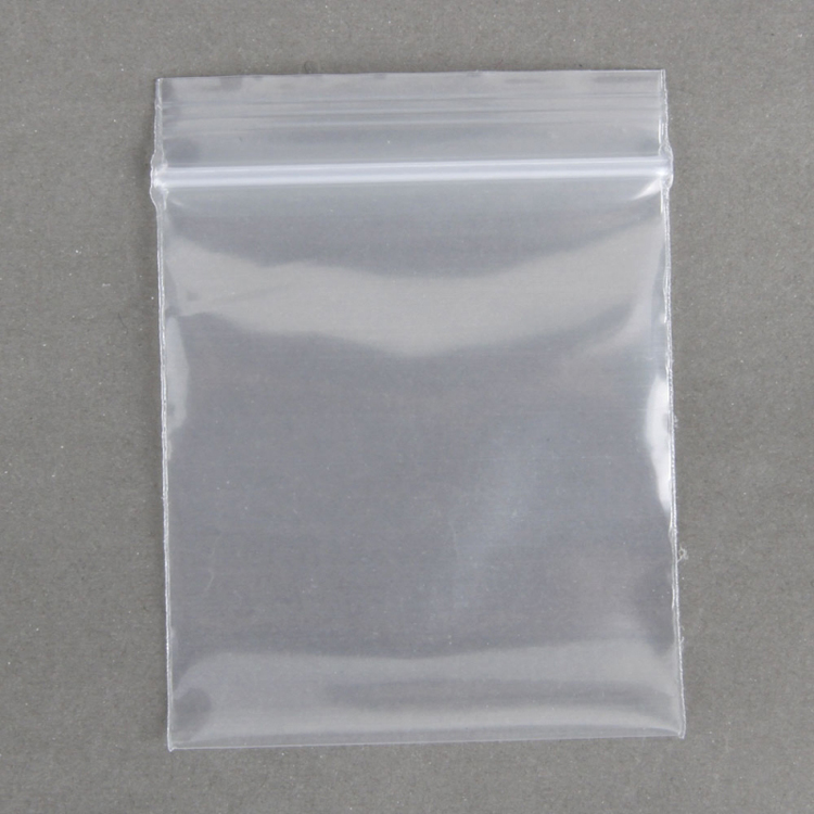 Plain Clear Zipper / Zip Locking Plastic Packaging Bag