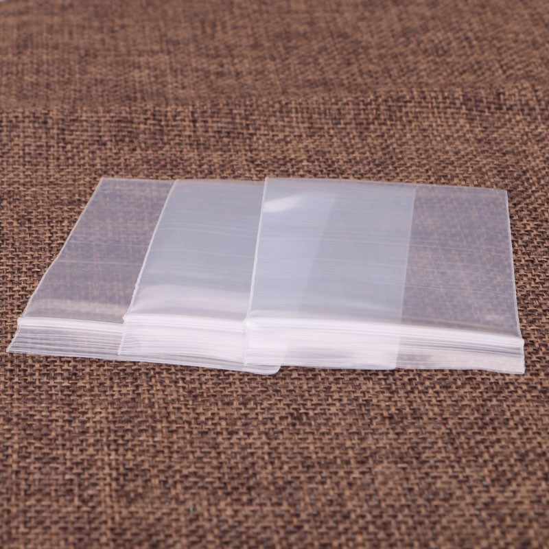 Transparent Plastic Resealable Small Bag Packing Storage Seal Bags Jewelry Ziplock Zip Lock Poly Bags