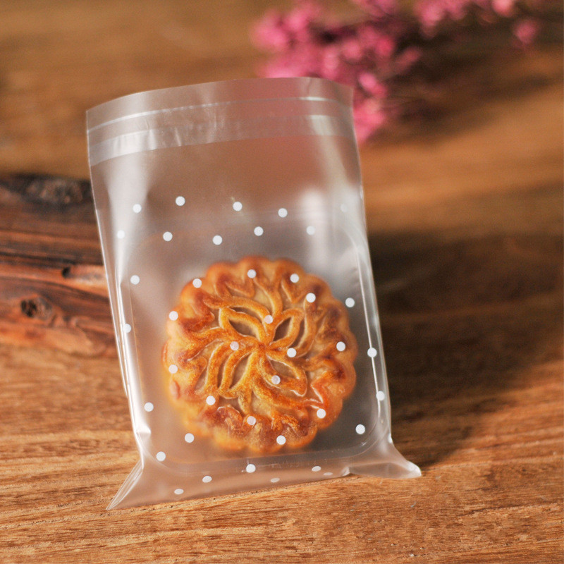 Clear Self-adhesive Plastic Envelope  Cookie Packaging Gift Bag PE plastic bag 9