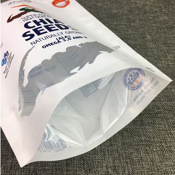 Plastic heat seal aluminum foil bags with tear notch stand up with zipper plastic bag 3