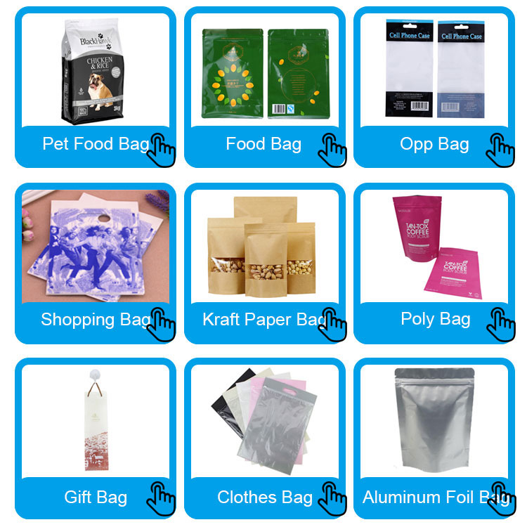 Custom Printing zipper laminated plastic opp bag for package gift 15