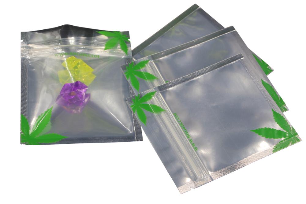 Wholesale cheap transparent ziplock reusable aluminum foil bag 15
