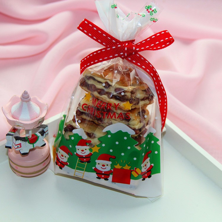 Transparent Custom Printing Plastic Packaging Bag with Own Logo for Cake and Bread 9