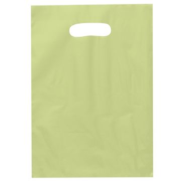 Plastic HDPE Bag Yellow Color Large with Handle Packed clothe and shoes 3