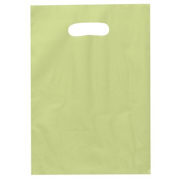 Plastic HDPE Bag Yellow Color Large with Handle Packed clothe and shoes 3