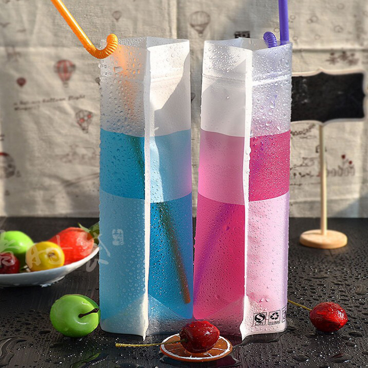 Wholesale Custom Plastic Drink Bag with Tight Zipper for Juice Packing 7