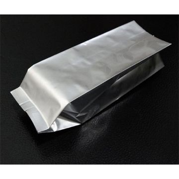 Packed Ffee Bean Plastic Foil Bags Side Gusset With Tear Notch Custom Printing 9