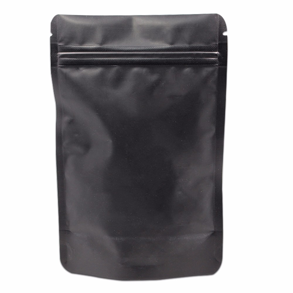 Matte Black Coffee Bags With Zipper For Coffee Beans 5