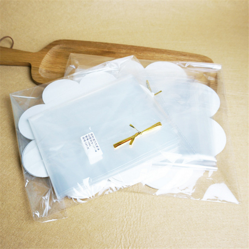 Fashion Cake Packaging Bags Bread Plastic Package Birthday Gift Plastic bag 5
