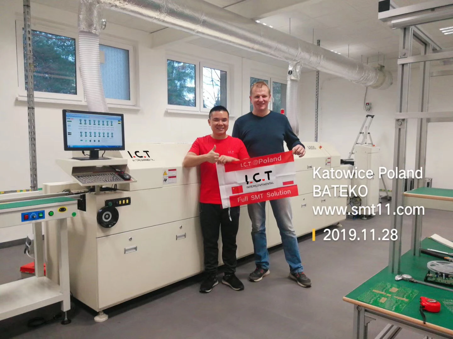 I.C.T  Lead-free High Vacuum Reflow Oven Thermal Profiler for Reflow Oven  from China manufacturer - I.C.T SMT Machine