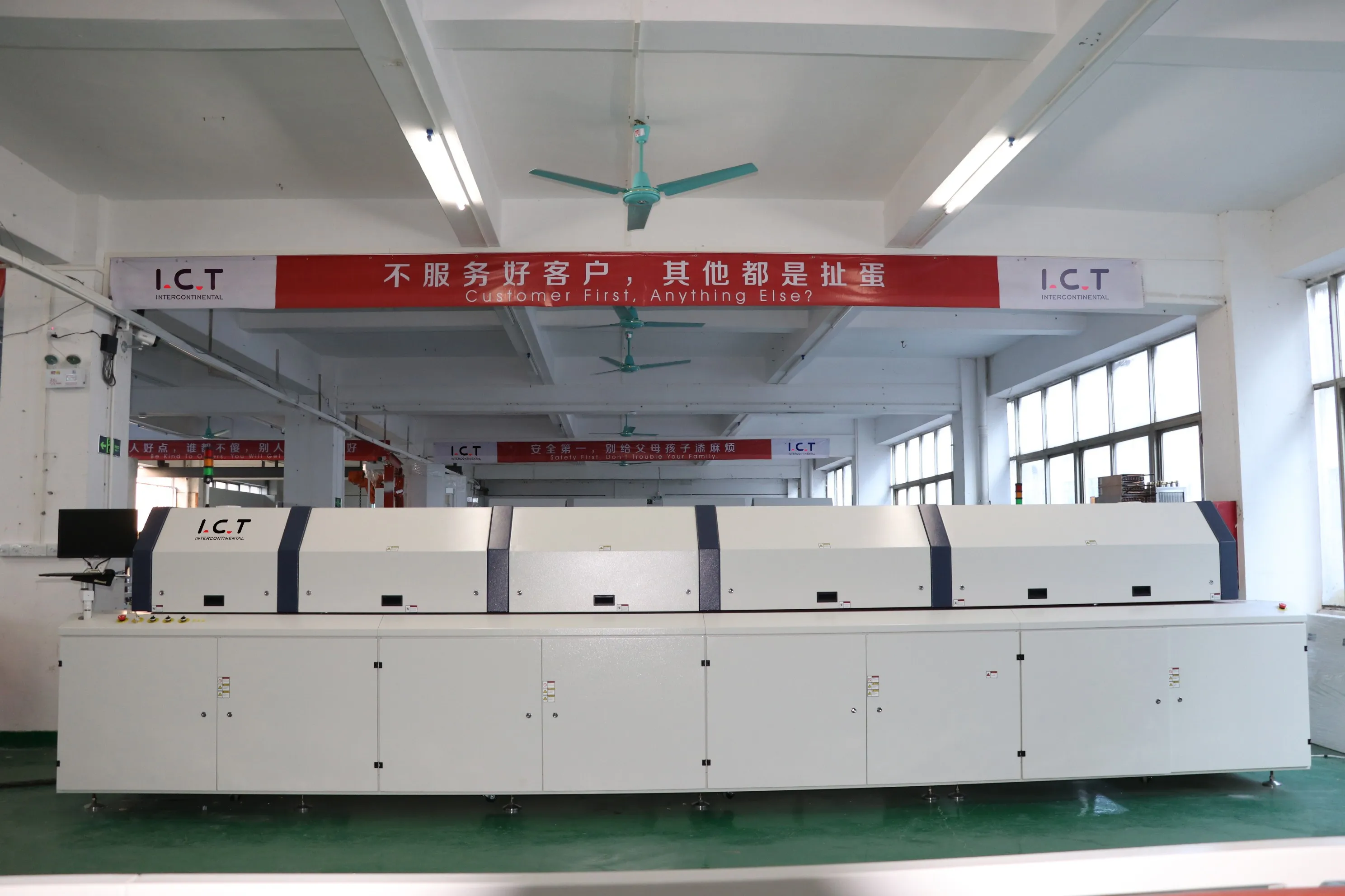 Nitrogen PCB Reflow Oven for SMT Solder Reflow Machine from China  manufacturer - I.C.T SMT Machine