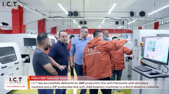 I.C.T SMT & DIP Lines to North America Client Video