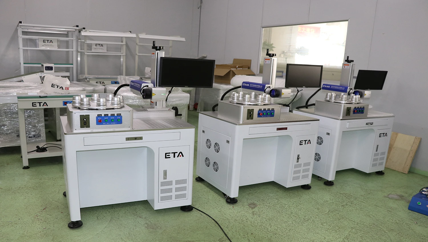 ETA Led Bulb Fiber Laser Engraving Marking Machine