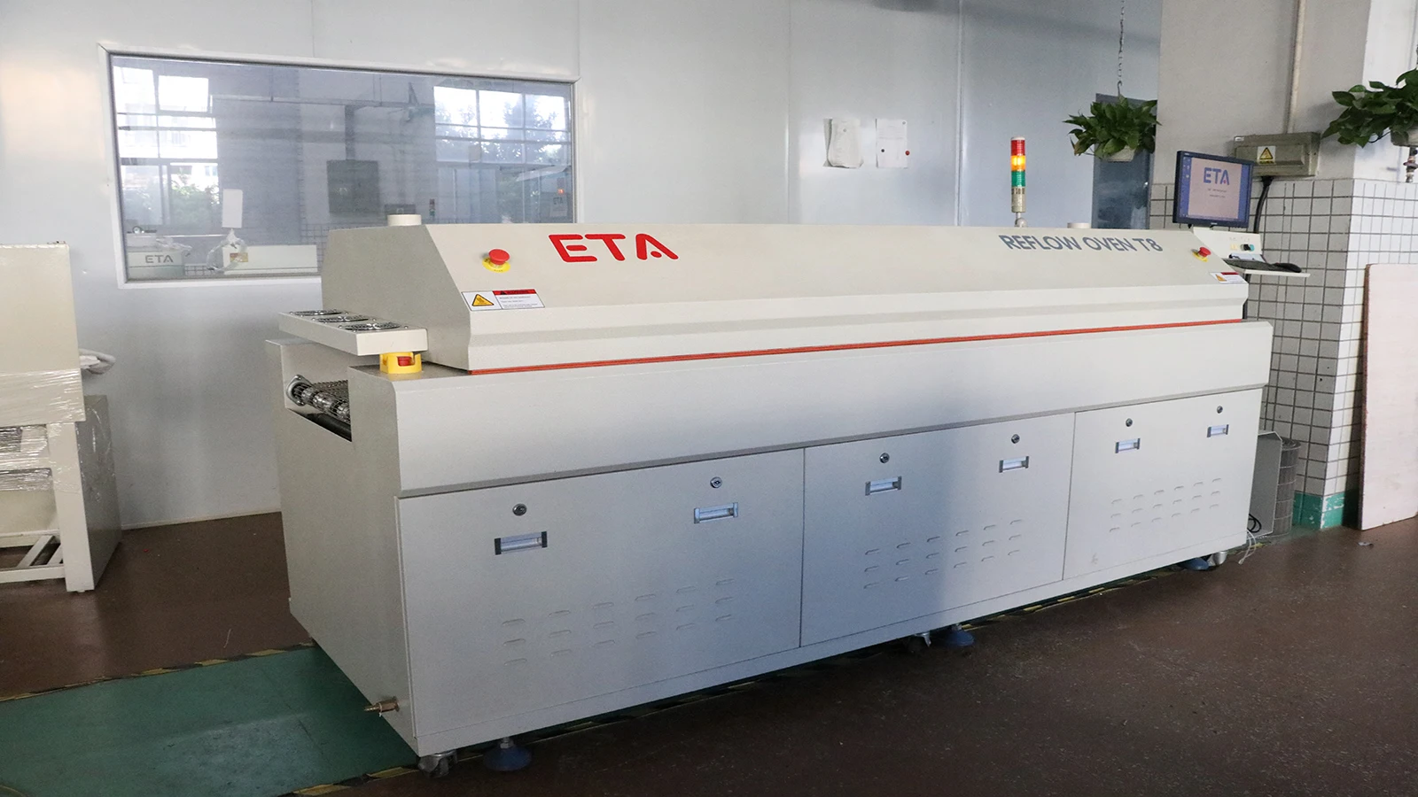 SMT PCB Lead-free Nitrogen Reflow Oven Machine