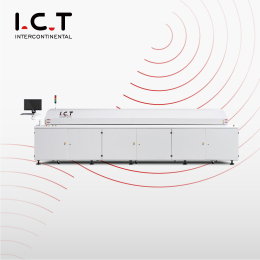 I.C.T Lead free SMT PCB Led Reflow Solder Oven