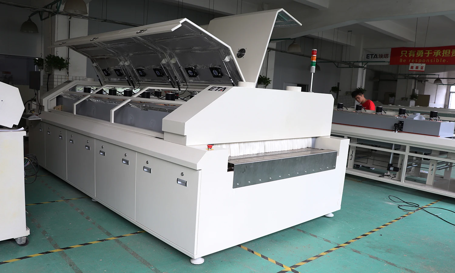 ETA Customized Large Size SMT Reflow Soldering Oven Machine