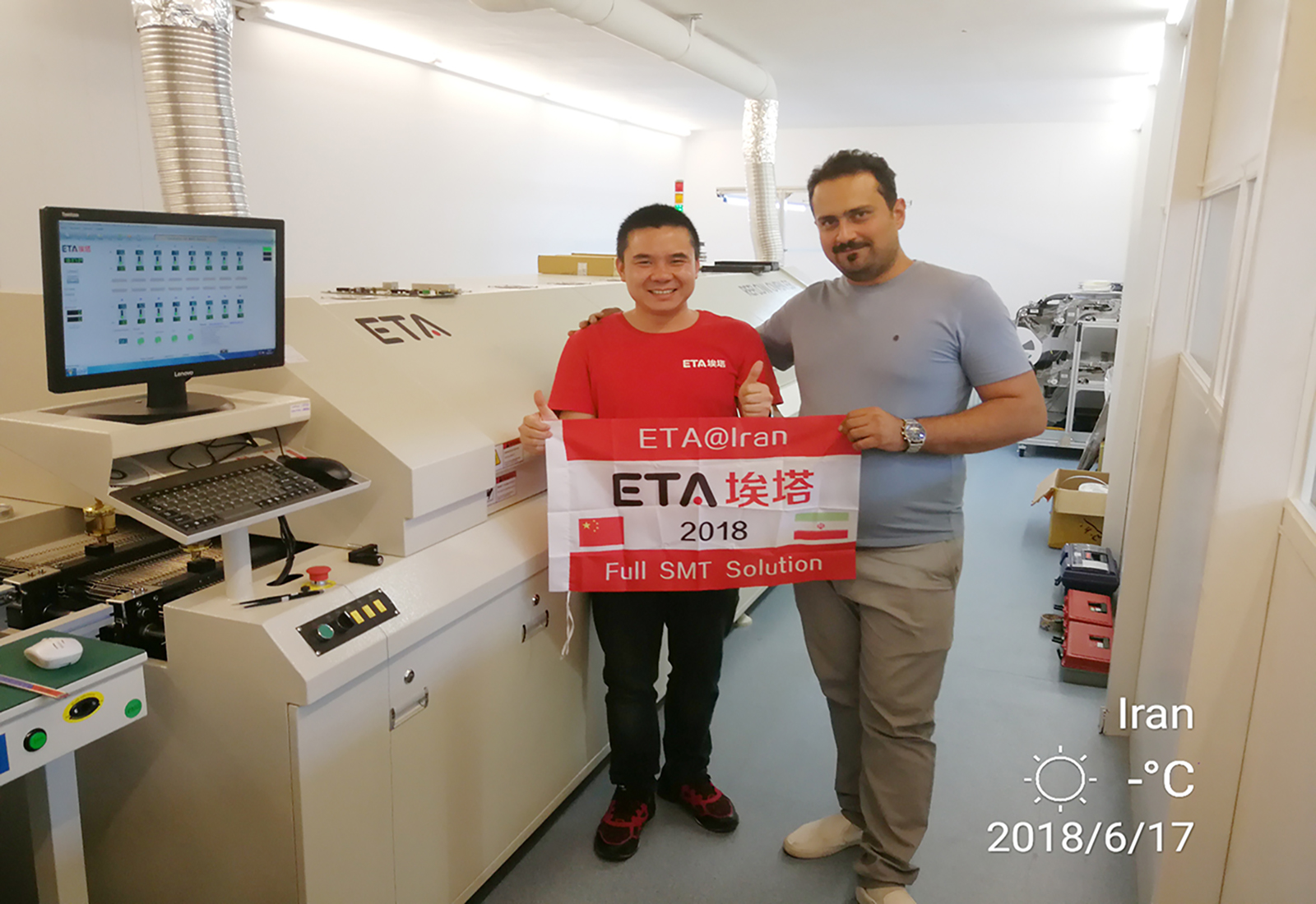 ETA High Quality SMT Machine LED Reflow Oven with Pick and Place Machine
