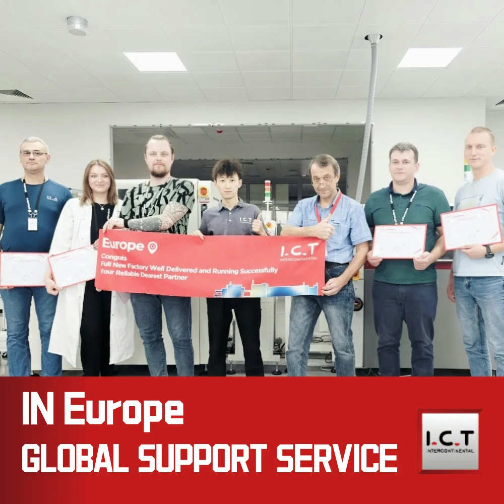 ICT Global Technical Support of SMT line for Europe Customer