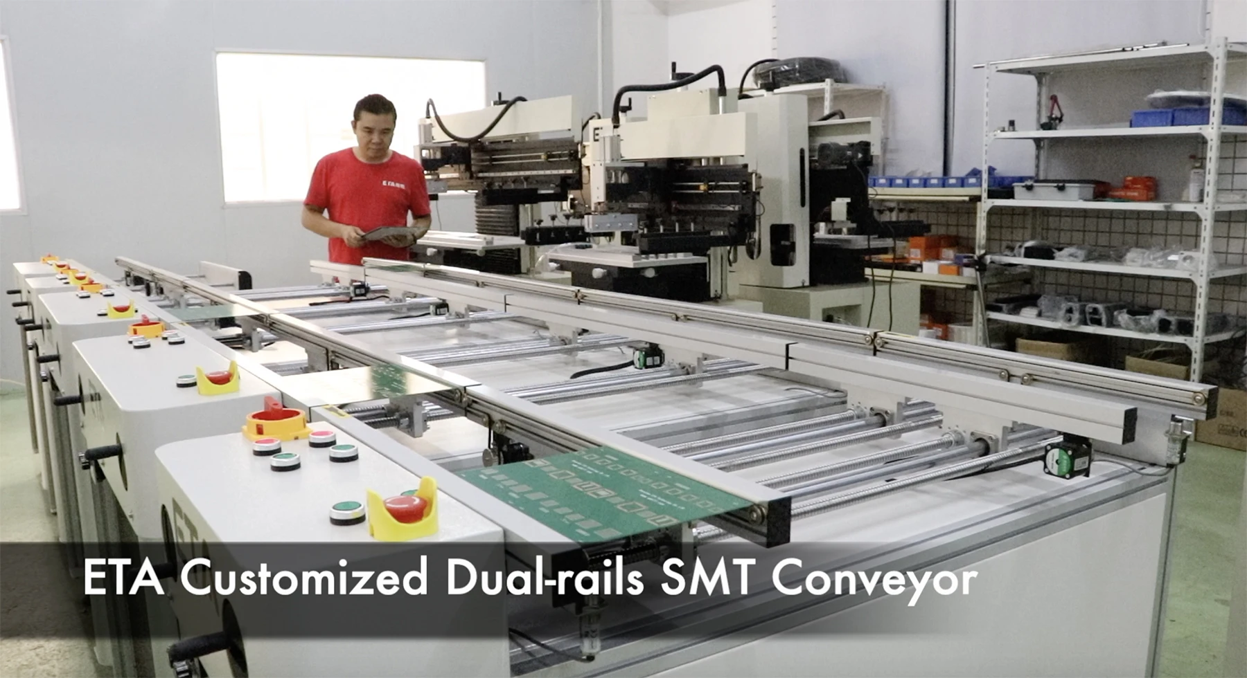 ETA Customized Dual rails SMT Conveyor