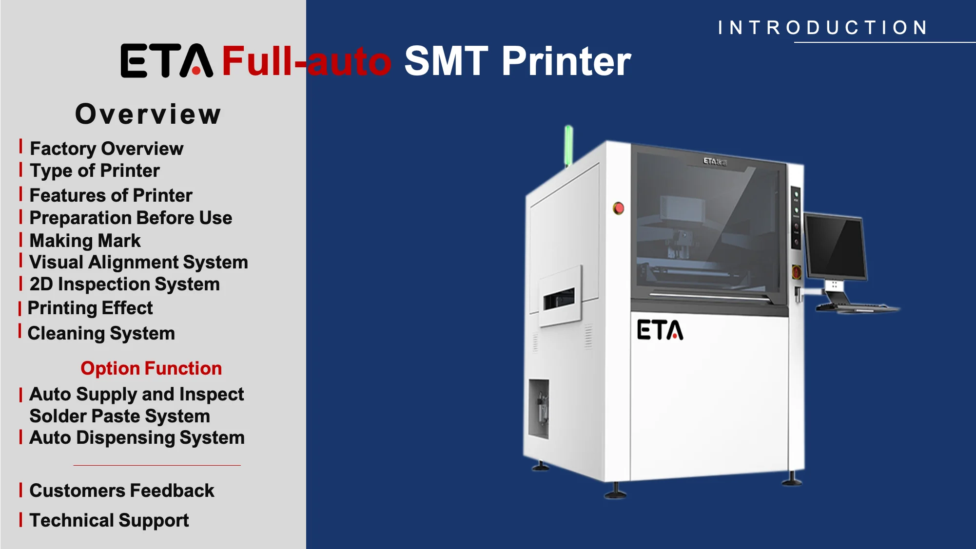 Full-auto Solder Paste SMT PCB Stencil Printer