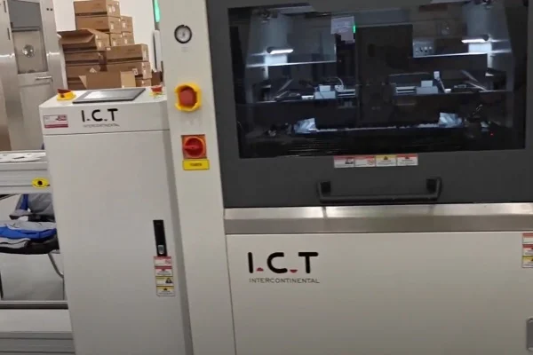 I.C.T SMT DIP Coating and Dispensing Line Installation Video