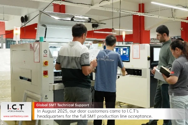 Uzbekistan Client SMT Line Inspection Video in I.C.T