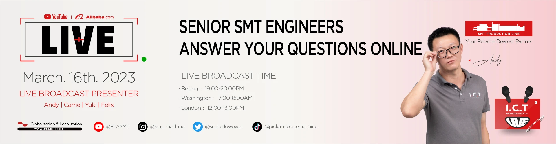 I.C.T | Senior SMT Engineer Online Q&A.