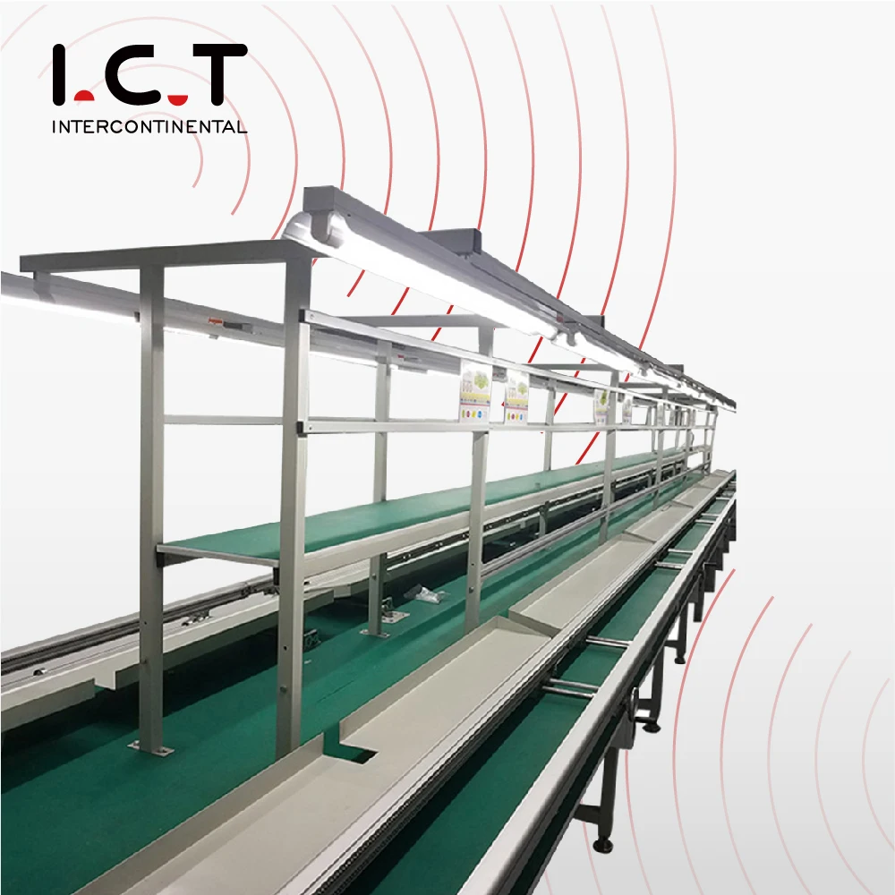 SMT PCB conveyor belt system assembly line