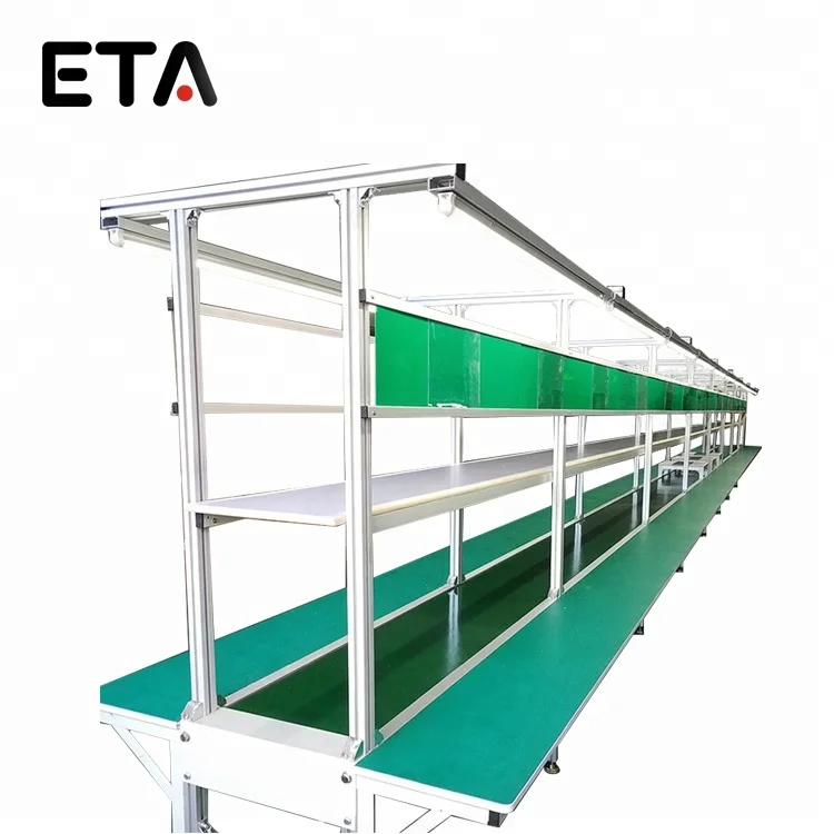 Professional LED Mobile Phone TV Assembly Line Conveyor Belt Production Line With Low Price
