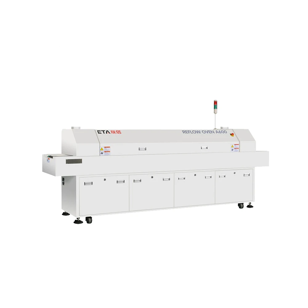 Cheap SMT Reflow oven 6 zones , used reflow oven profile for pcb mounting machine