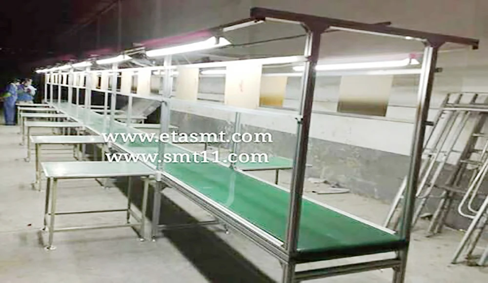 Professional LED Mobile Phone TV Assembly Line Conveyor Belt Production Line With Low Price 3