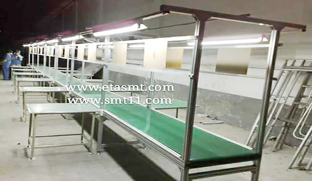 ETA LED Mobile Phone TV Assembly Line Conveyor Belt Production Line With Low Price 3