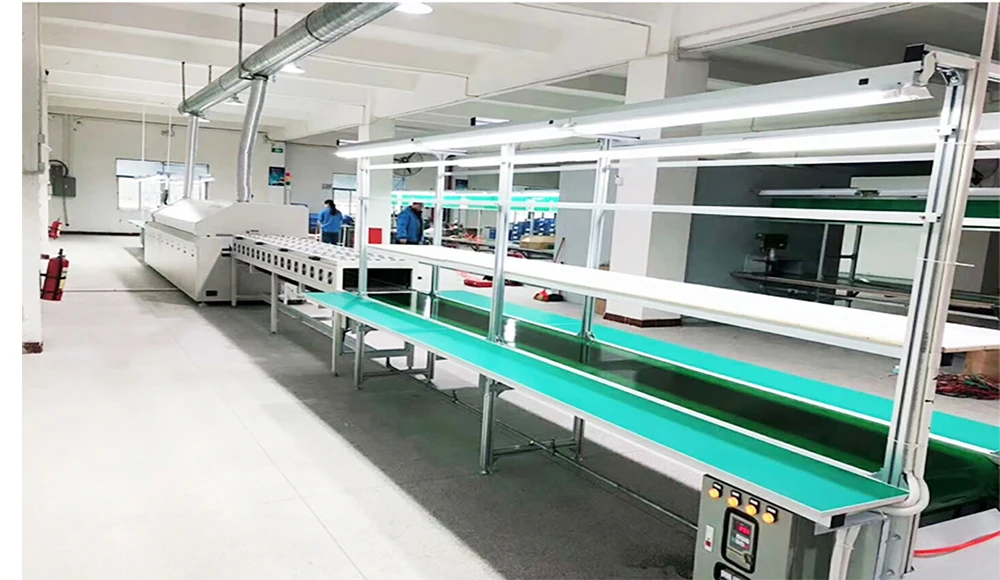 Professional LED Mobile Phone TV Assembly Line Conveyor Belt Production Line With Low Price 5