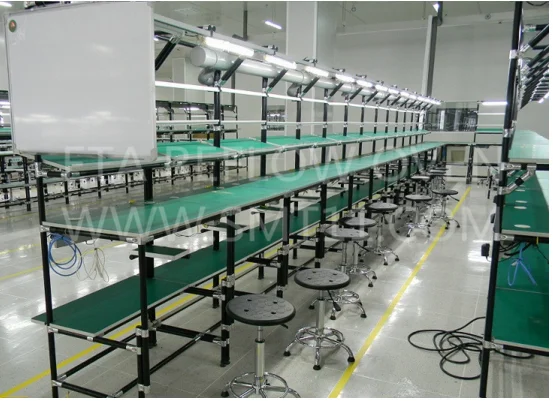 2018 ETA Factory LED Lamps Assembly Line PVC Belt Line 8