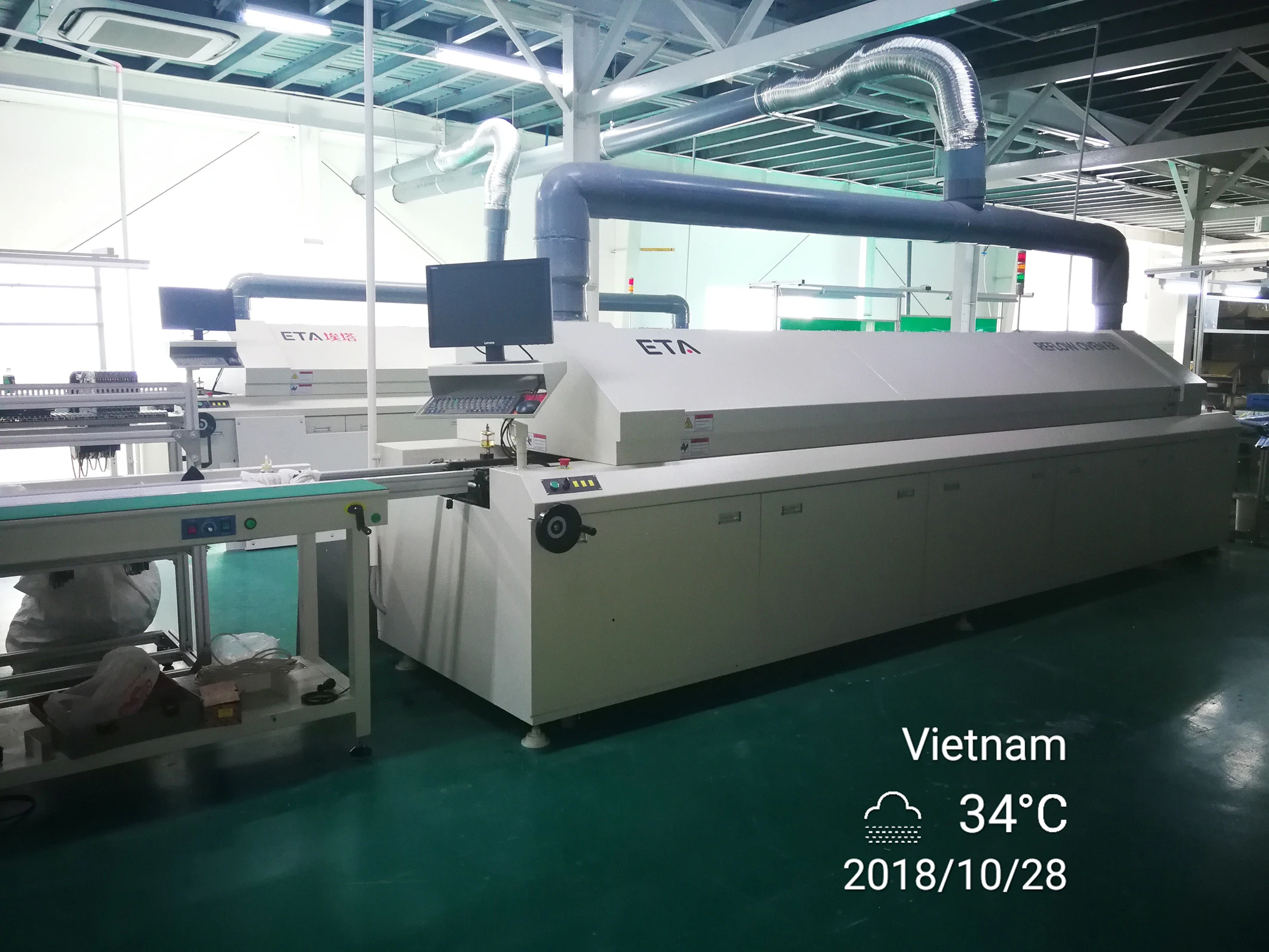 ETA SMT LED Production Lines in Vietnam