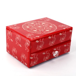 Wholesale High Quality Red Acrylic Jewelry Storage Box