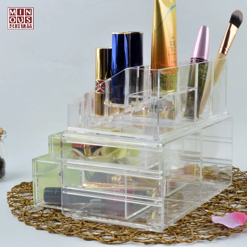 China Professional Clear Acrylic Makeup Display 6