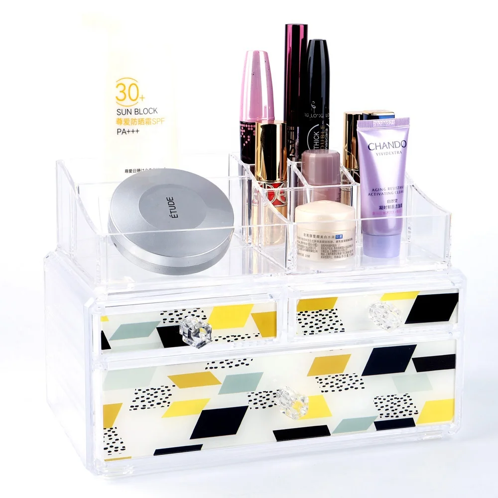 Factory-Price-Clear-Acrylic-Makeup-Box-With