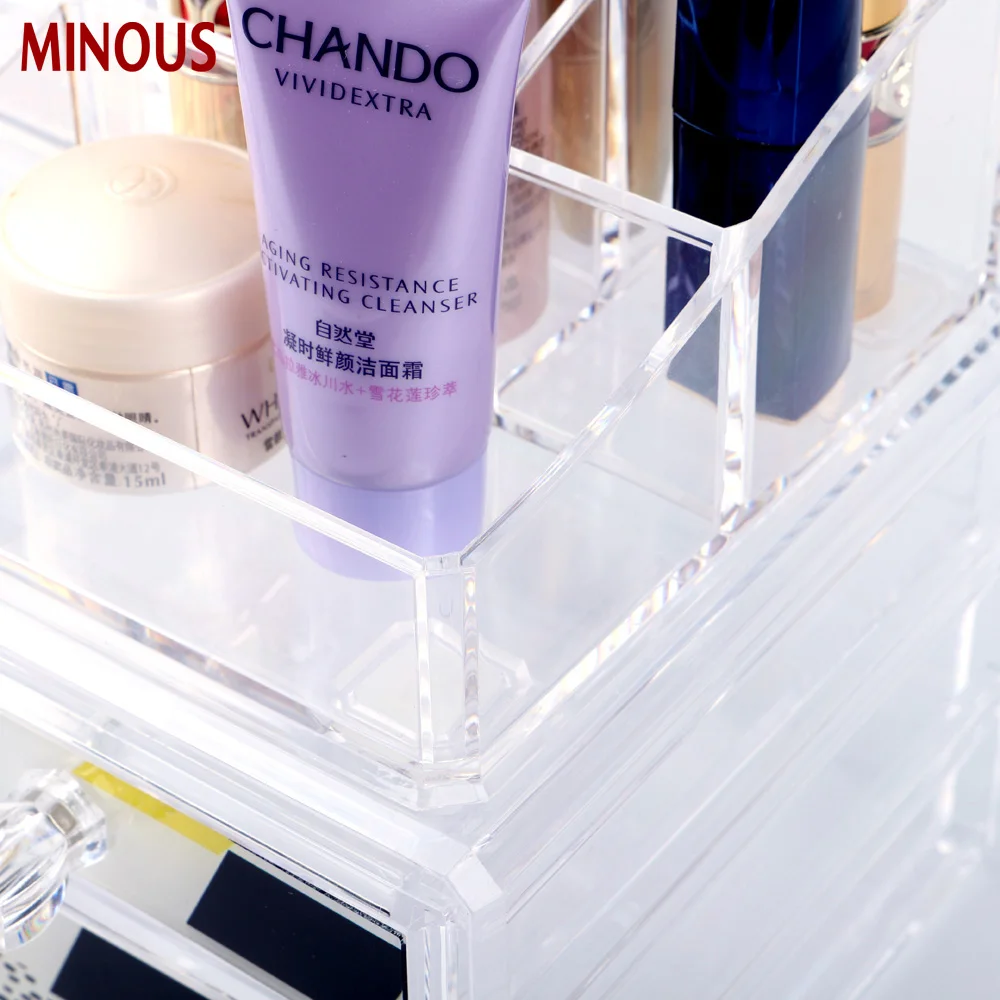 Clear Acrylic Makeup Box 6