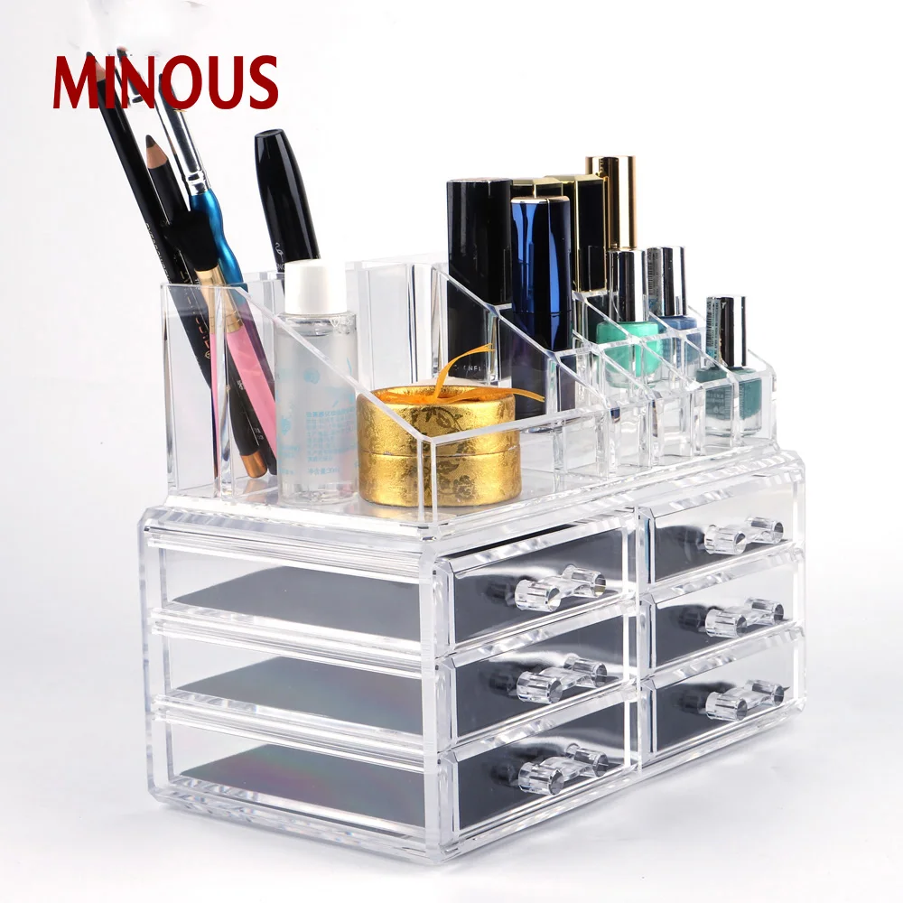  High Quality acrylic makeup storage box 4