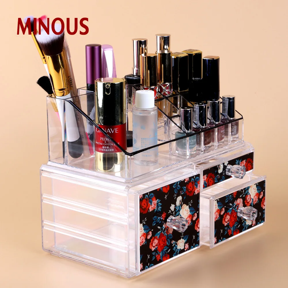  High Quality acrylic makeup storage box 6
