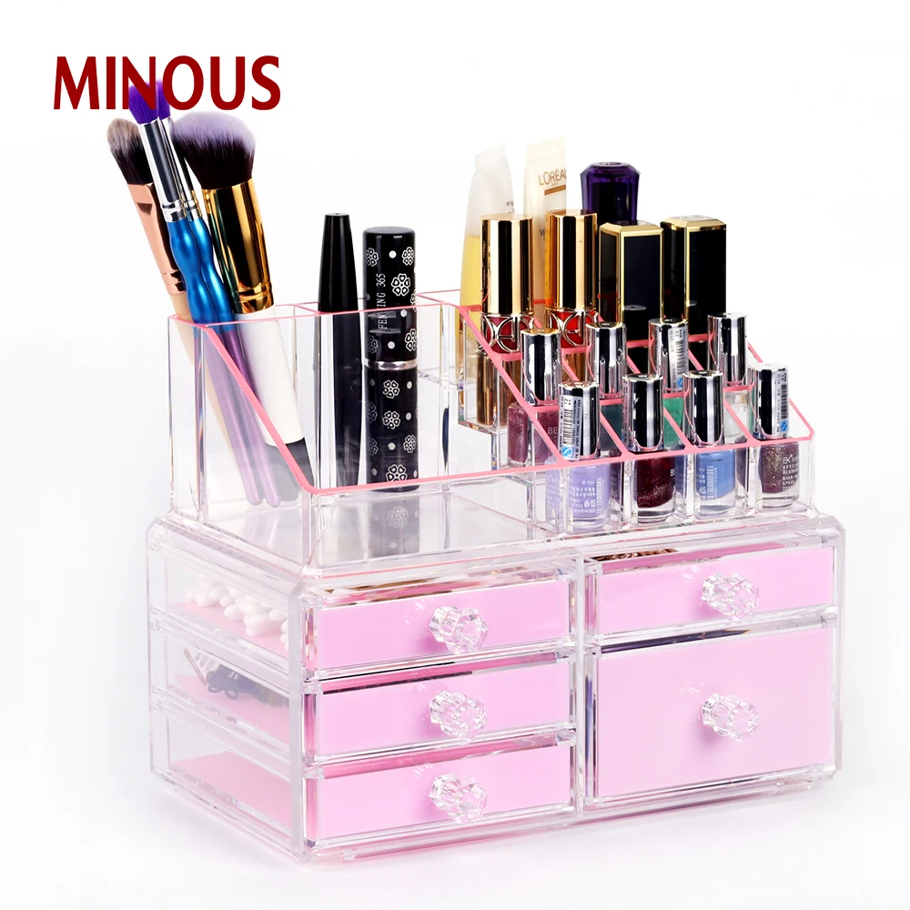 acrylic makeup storage box XZC-305 Details 2