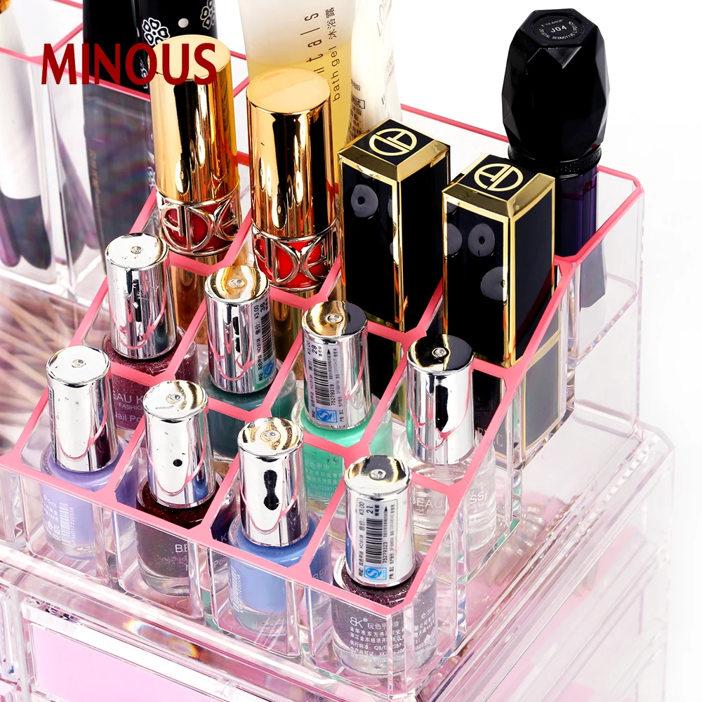  High Quality acrylic makeup storage box 6