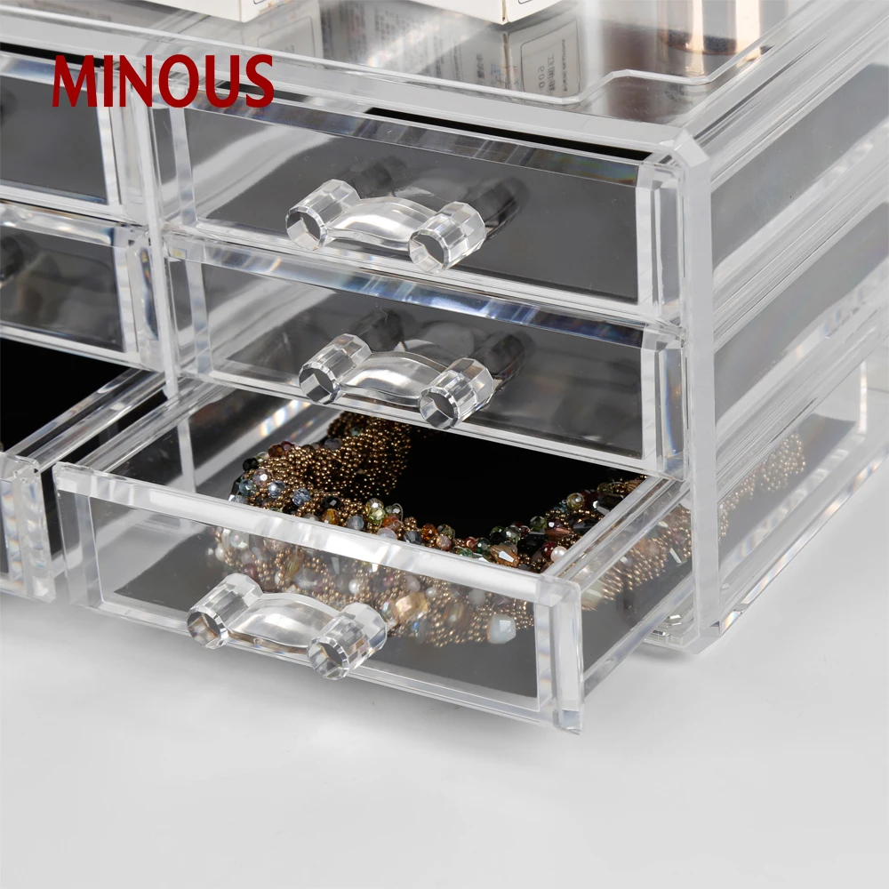  High Quality Acrylic Storage Box With Drawers 6